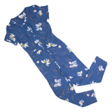FAT FACE Womens Jumpsuit Blue Floral Straight UK 6