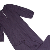 WHITE STUFF Womens Jumpsuit Blue Spotted Straight UK 8