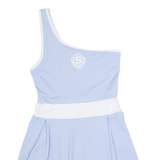 SLAZENGER Dress Overlay Womens Jumpsuit Blue Skinny UK 10