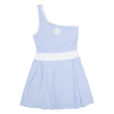SLAZENGER Dress Overlay Womens Jumpsuit Blue Skinny UK 10