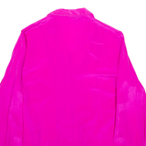 SOLANGE MANDOR Womens Shirt Purple Collared Long Sleeve M