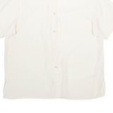 LES ESSENTIELS Womens Shirt Cream Silk M
