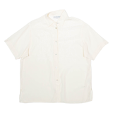 LES ESSENTIELS Womens Shirt Cream Silk M