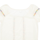 WELTE Womens Blouse Cream M