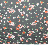 Womens Printed Blouse Grey Silk Floral M