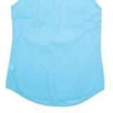 Womens Vest Blue V-Neck Sleeveless M