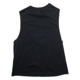 BLIND DATE Womens Printed Vest Black Sleeveless M