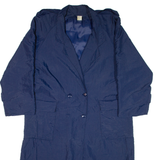 Womens Trench Coat Blue XL
