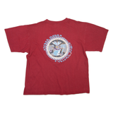 LA SOBIKA Mens T-Shirt Maroon XL