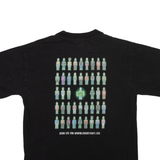 HANES Codezone Mens T-Shirt Black M