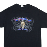GILDAN Mens Band T-Shirt Black M