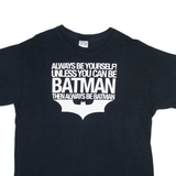 GILDAN Batman Mens T-Shirt Blue L