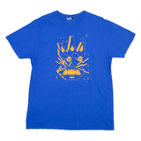 GILDAN Rick And Morty Mens T-Shirt Blue L
