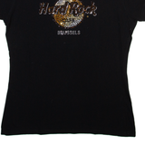 HARD ROCK CAFE Brussels Womens T-Shirt Black L