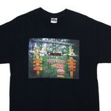 GILDAN Camping Lodge Mens T-Shirt Blue M