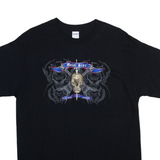 GILDAN Metal Scar Mens Band T-Shirt Black L