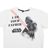 STAR WARS Darth Vader Mens T-Shirt White L