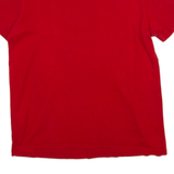 ADIDAS ORIGINALS Womens T-Shirt Red UK 8