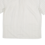 Mens Shirt Beige Striped 2XL