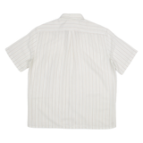 Mens Shirt Beige Striped 2XL