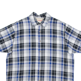 WRANGLER Mens Shirt Blue Check XL