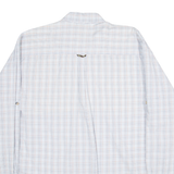 WRANGLER Mens Shirt Blue Check Long Sleeve XL
