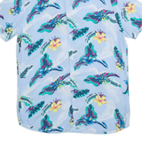 CLOCKHOUSE Mens Hawaiian Shirt Blue Floral L