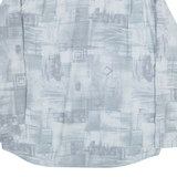 NICK TAYLOR Mens Shirt Grey Long Sleeve L