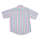 BLUE GOOSE Mens Shirt Pink Striped XL