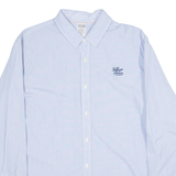 TOMMY HILFIGER Mens Shirt Blue Striped Long Sleeve XL
