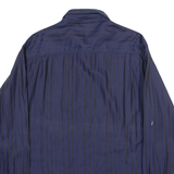 VERSACE JEANS Mens Shirt Blue Striped Long Sleeve M