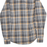 TOMMY HILFIGER Slim Fit Mens Shirt Brown Check Long Sleeve S