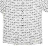 REISS Slim Fit Mens Shirt Grey Long Sleeve M