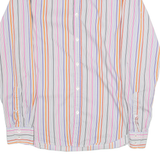 TED BAKER Mens Shirt Pink Striped Long Sleeve M