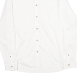 TED BAKER Mens Plain Shirt White Long Sleeve M