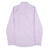 TED BAKER Mens Plain Shirt Purple Long Sleeve M