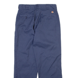 DICKIES 874 Workwear Mens Trousers Blue Regular Straight W32 L28