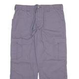 CARHARTT Carpenter Womens Trousers Grey Regular Straight W34 L27