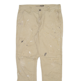 CARHARTT Mens Trousers Beige Slim Straight W34 L32