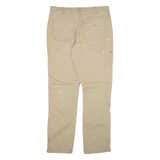 CARHARTT Mens Trousers Beige Slim Straight W34 L32