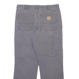 CARHARTT Mens Trousers Grey Relaxed Straight W32 L28