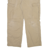 CARHARTT Cargo Mens Trousers Beige Relaxed Straight W36 L30