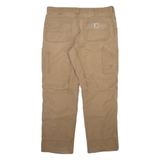 CARHARTT Mens Trousers Beige Relaxed Straight W38 L32