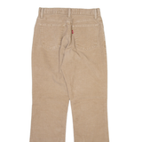 LEVI'S Womens Corduroy Trousers Beige Relaxed Bootcut W27 L31