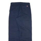DICKIES Mens Trousers Blue Regular Straight W34 L32