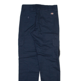 DICKIES Cargo Mens Trousers Blue Slim Straight W28 L32