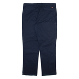 DICKIES Mens Trousers Blue Regular Straight W38 L32