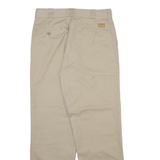 DICKIES Mens Trousers Beige Regular Straight W34 L32