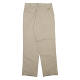 DICKIES Mens Trousers Beige Regular Straight W34 L32