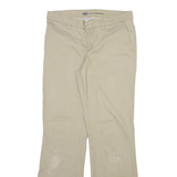 DICKIES Womens Trousers Beige Slim Bootcut W31 L31
